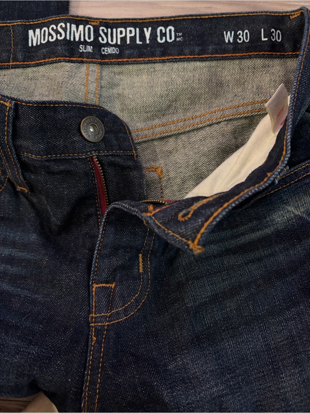 Mossimo Supply Co. Slim Dark Blue Men’s Jeans